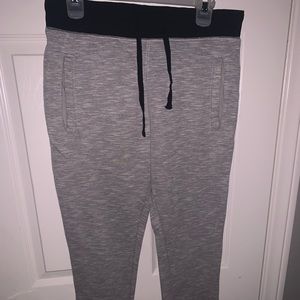 Grey sweatpants